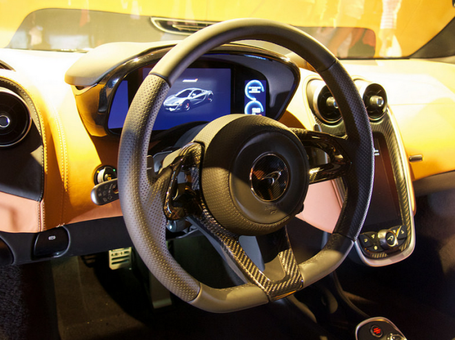 Interior of McLaren 570S