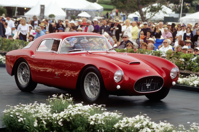 Red Maserati at Pebble Beach Concours D'elegance