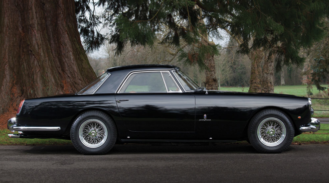 An elegant black 1960 Ferrari 250 GT
