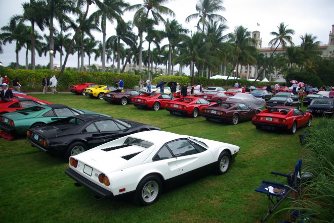 The lawn at the Mar-a-Lago for the Cavallino Classic