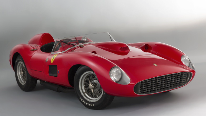 Red 1957 Ferrari 335 Sport Scaglietti at auction