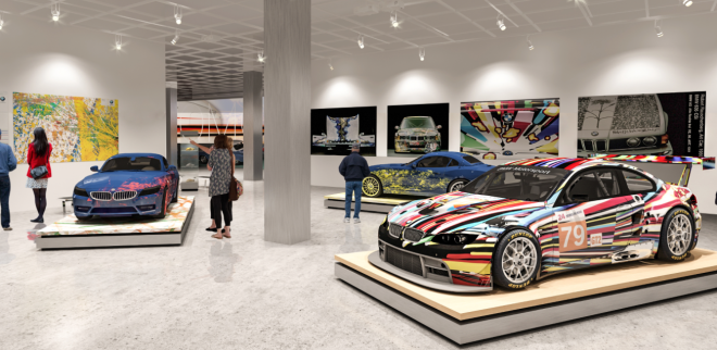 The Petersen exhibit that showcases beautifully liveried BMWs