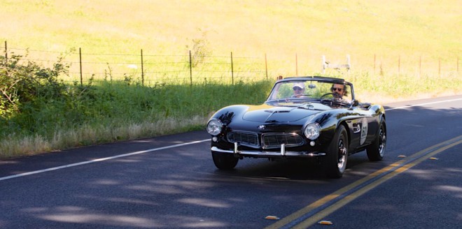 Lease a black BMW 507 for the California Mille