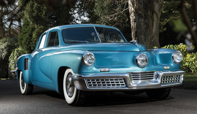 Lease a rare 1948 Tucker 48 with Premier's Simple Lease.