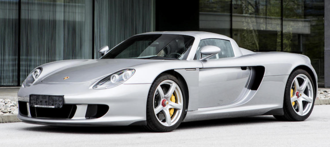Lease a silver 2006 Porsche Carrera GT from the Bonhams auction