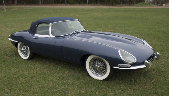 Lease a blue 1963 Jaguar E-Type