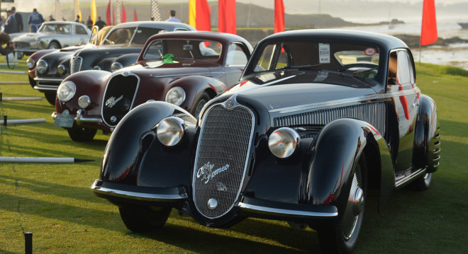 Lease an antique Alfa Romeo at the Pebble Beach Concours