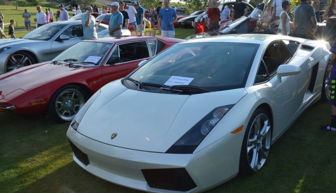 Lamborghinis at the Eaglewood Festival of Speed
