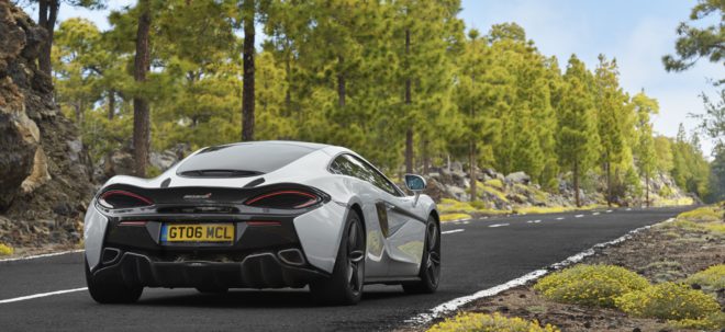 Lease a white McLaren 570GT for long trips.