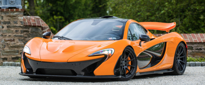 Lease an orange 2014 McLaren P1