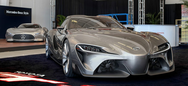 Toyota and Mercedes Concept Cars