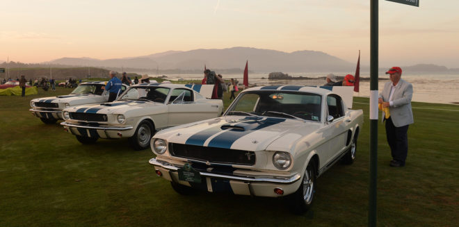 Ford Shelby Mustang GT350s at Pebble Beach