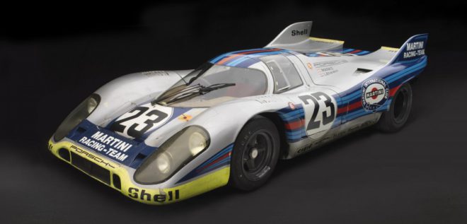 The Porsche 917 with Martini livery