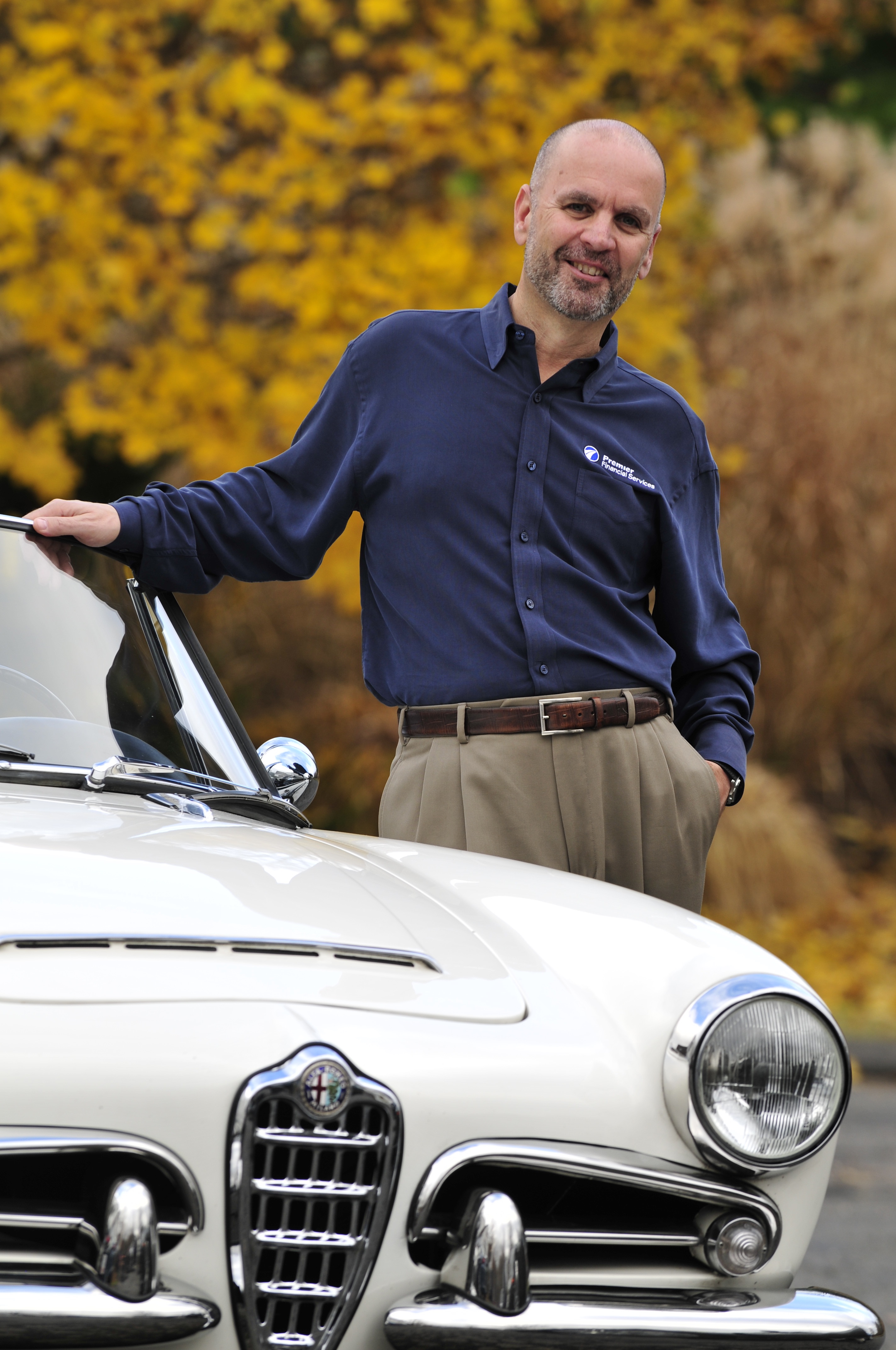 Mitch Katz with 1965 Alfa Romeo Giula Spider 