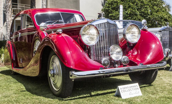 Lease this 1936 Bentley 4 ¼- Litre Airflow Saloon by Gurney Nutting offered by RM Sotheby’s