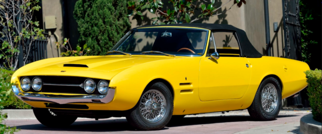 Lease a yellow 1967 Ghia