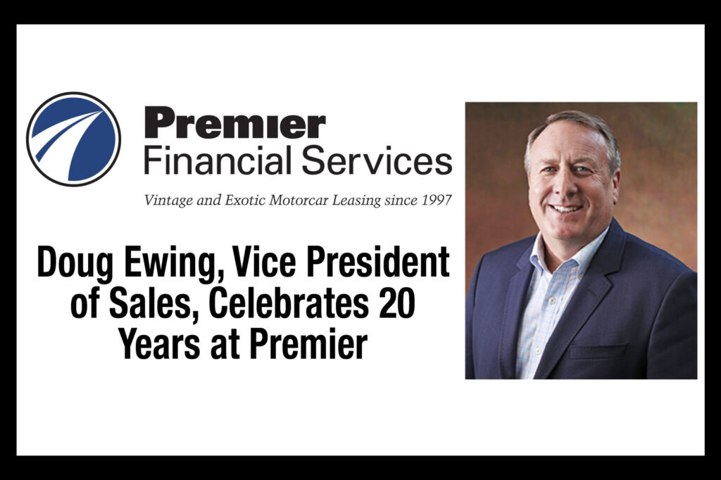 Doug Ewing, Vice President of Sales at Premier Financial Services Celebrates 20 Years