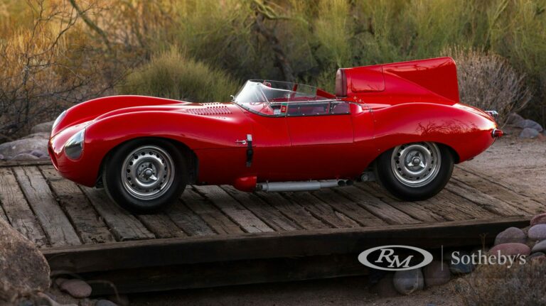 This 1955 Jaguar D Type sold for $6 million.