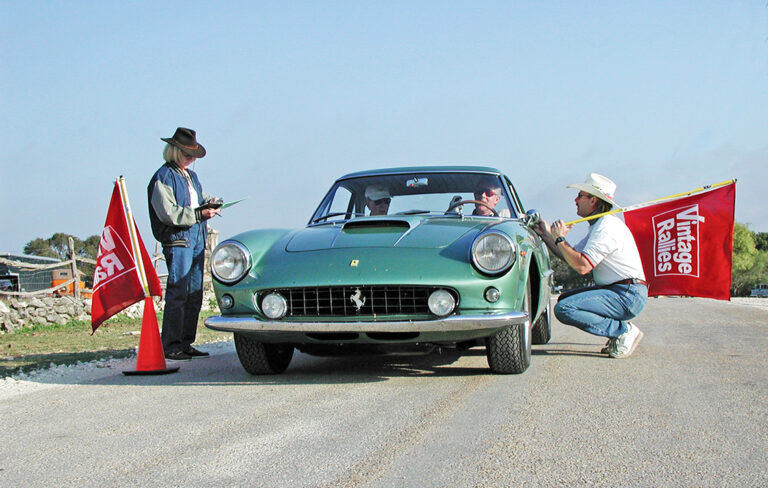 Vintage Ferrari 400 SA at Texas Rally lease a Ferrari with #pfs_leasing