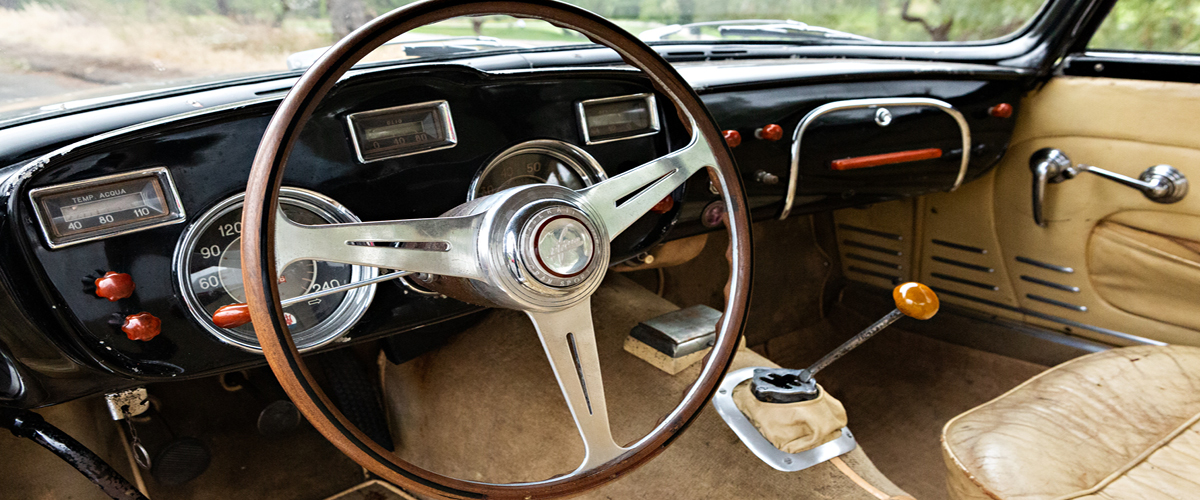 1956 Maserati A6G/54 barn find interior. Maserati Loan