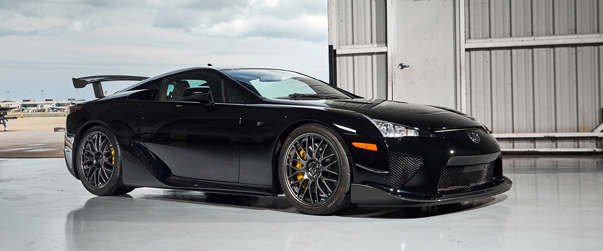 2012 Black Lexus LFA front right