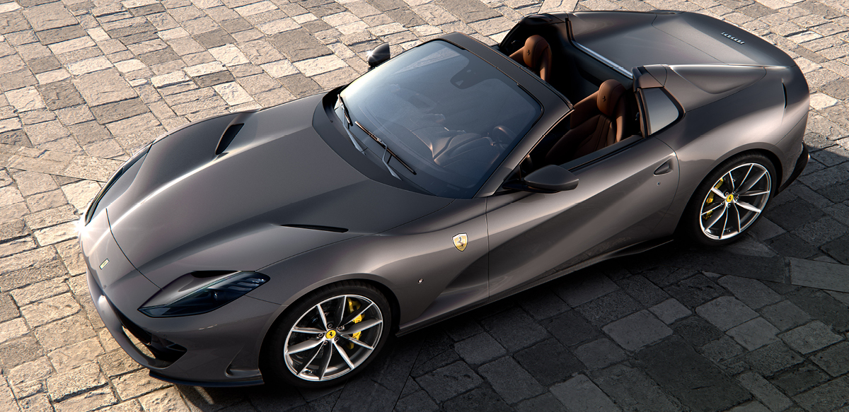 Gray Ferrari 812 GTS