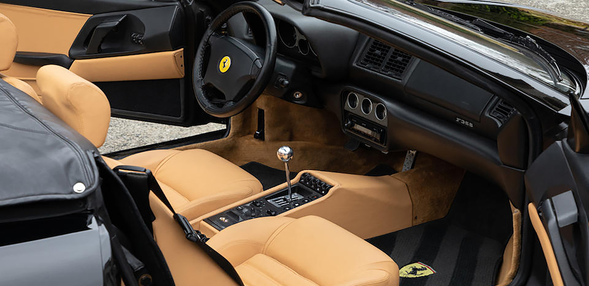 Ferrari F355 interior in Biscuit