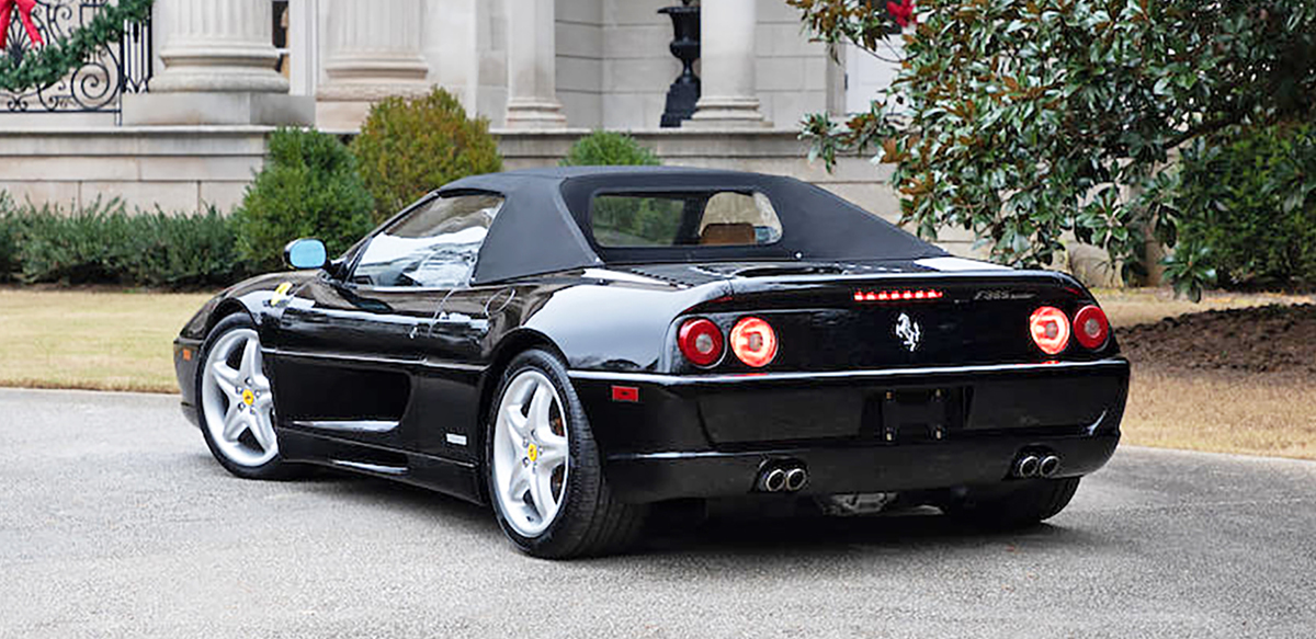 Black Ferrari F355 top up, front