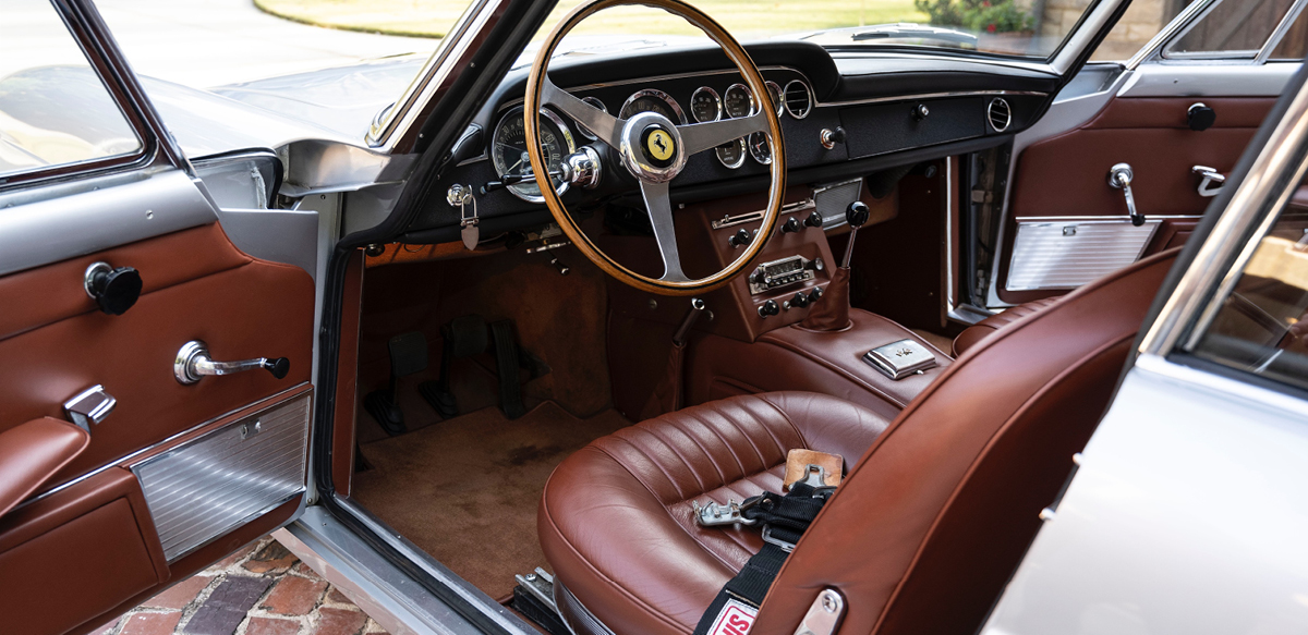 Ferrari 250 GTE interior.