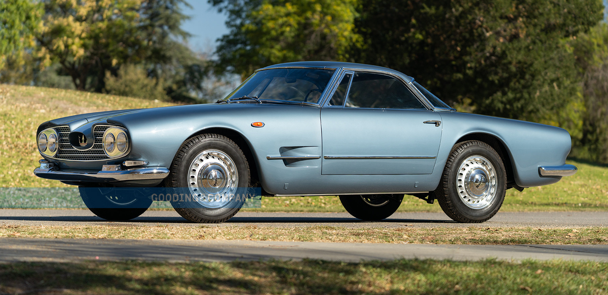 1961 Maserati 5000 GT “Shah of Persia” front left view