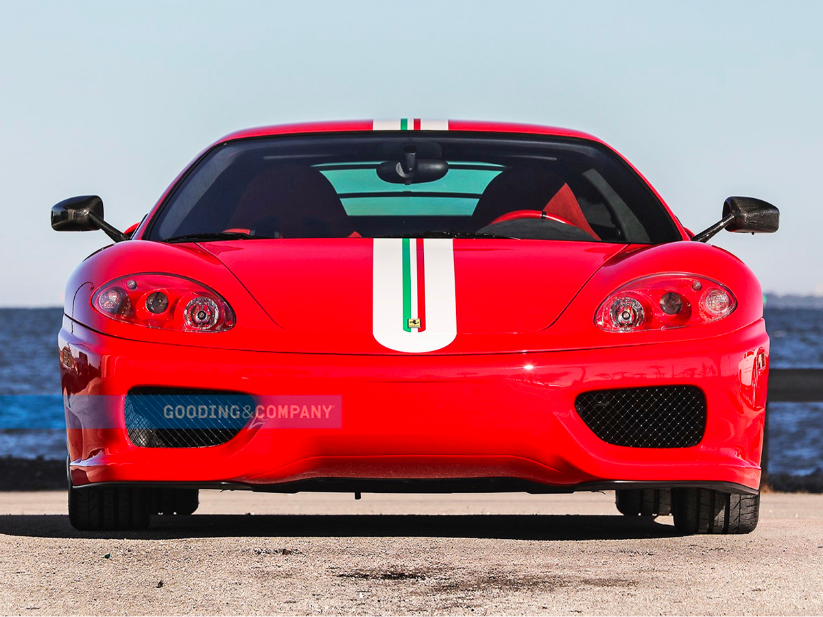 Red Ferrari 360 Challenge Stradale front view