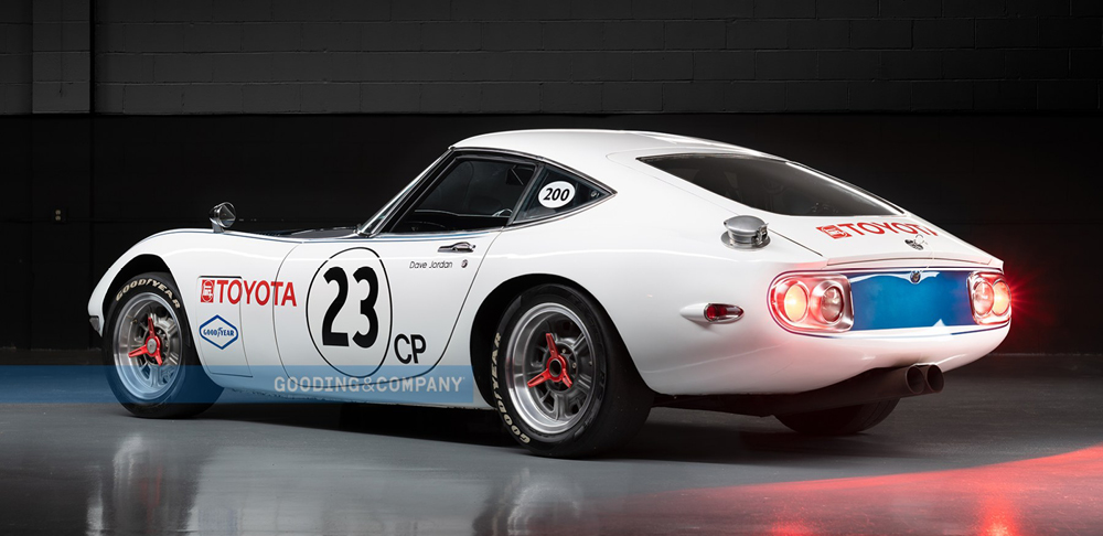 1967 Toyota 200 GT Shelby racer left side view