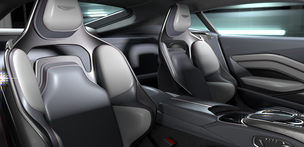 2023 Aston Martin V-12 Vantage interior view