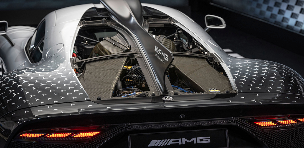 Mercedes-AMG One engine view