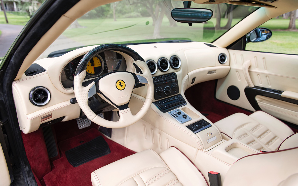 2005 Ferrari Superamerica-interior in Crema