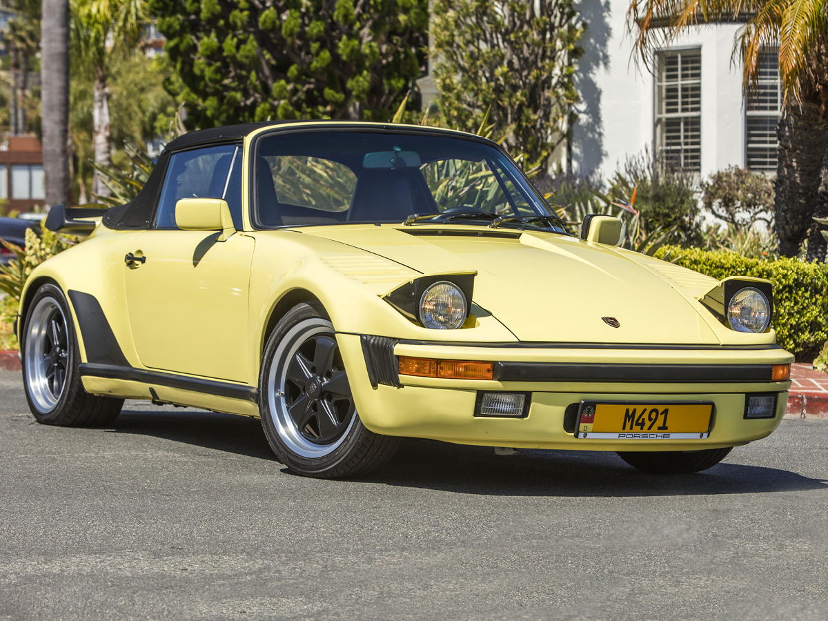 Yellow Porsche Carrera Turbo Look + Slant Nose with lights up