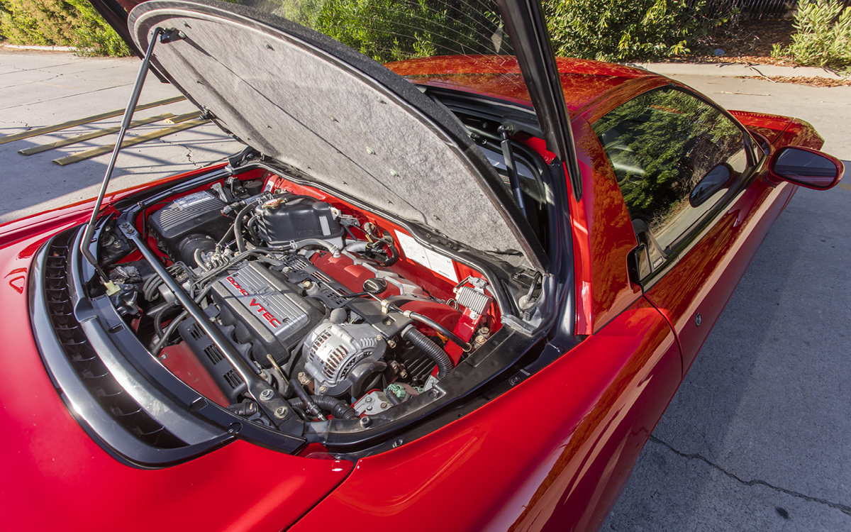 Acura NSX Zanardi Edition engine view