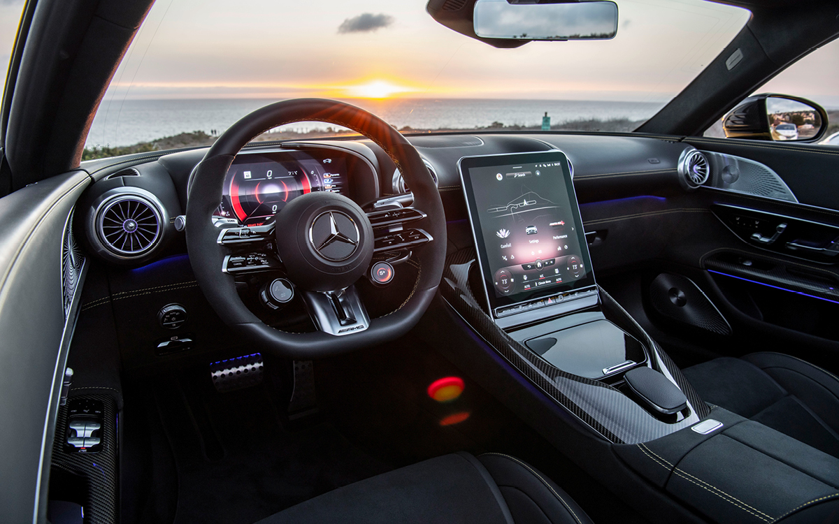 Mercedes-AMG SL dash view