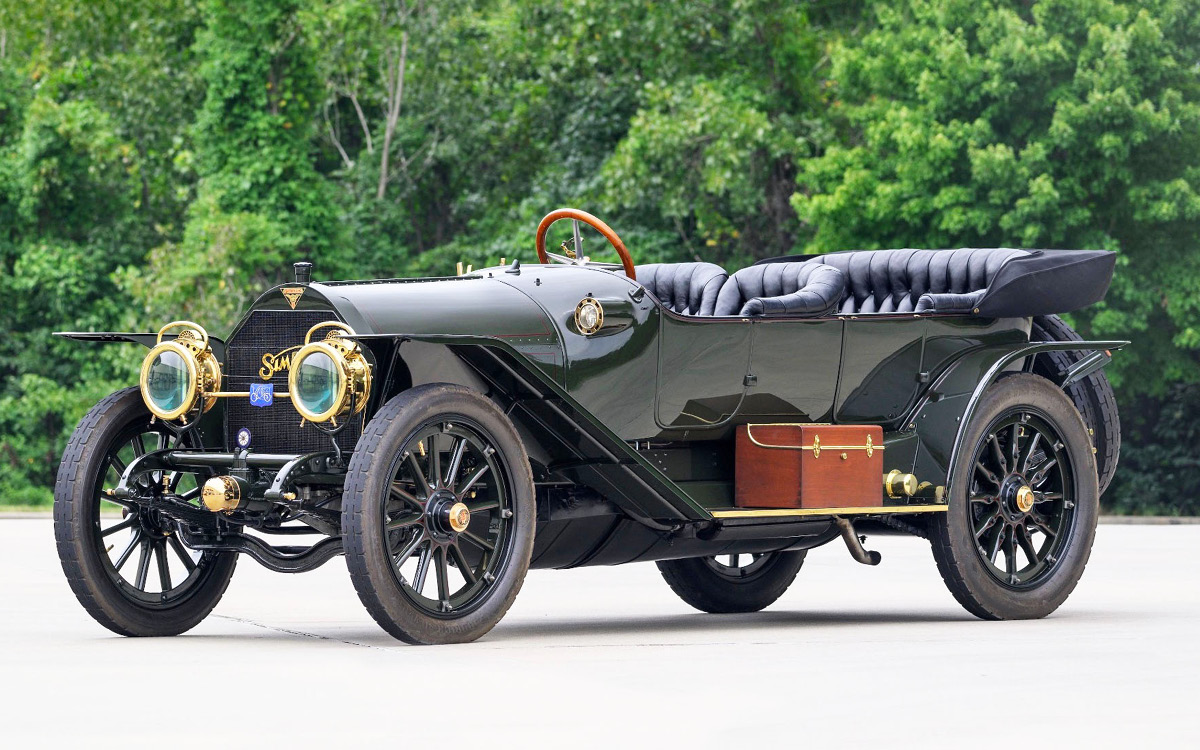 Black 1912 Simplex Torpedo Tourer