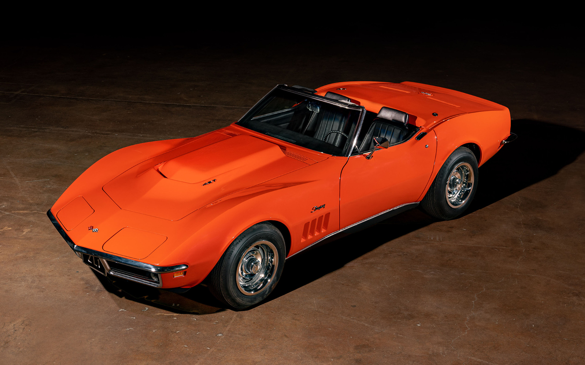 Orange 1969 Corvette ZL-1 convertible