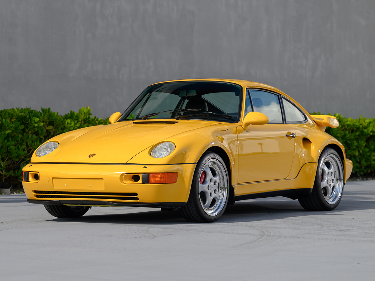 Speed Yellow 1994 Porsche 911 Turbo X85 Flat-nose