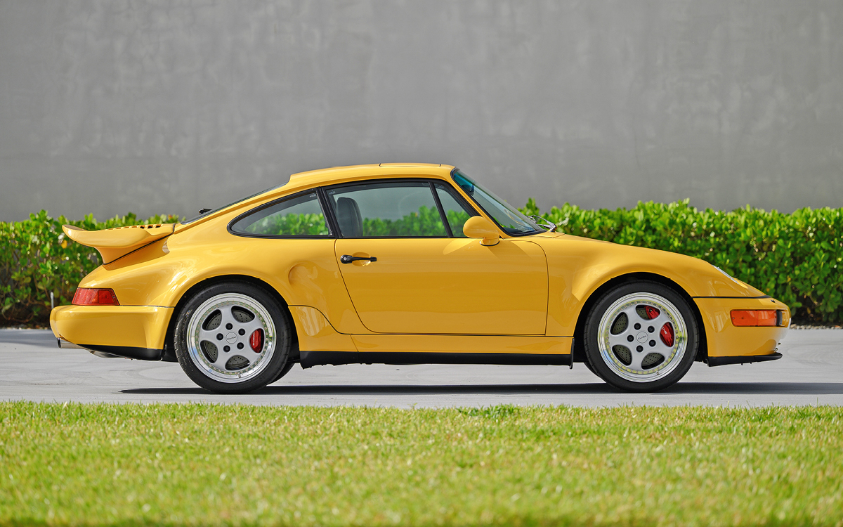 Speed Yellow 1994 Porsche 911 Turbo X85 Flat-nose