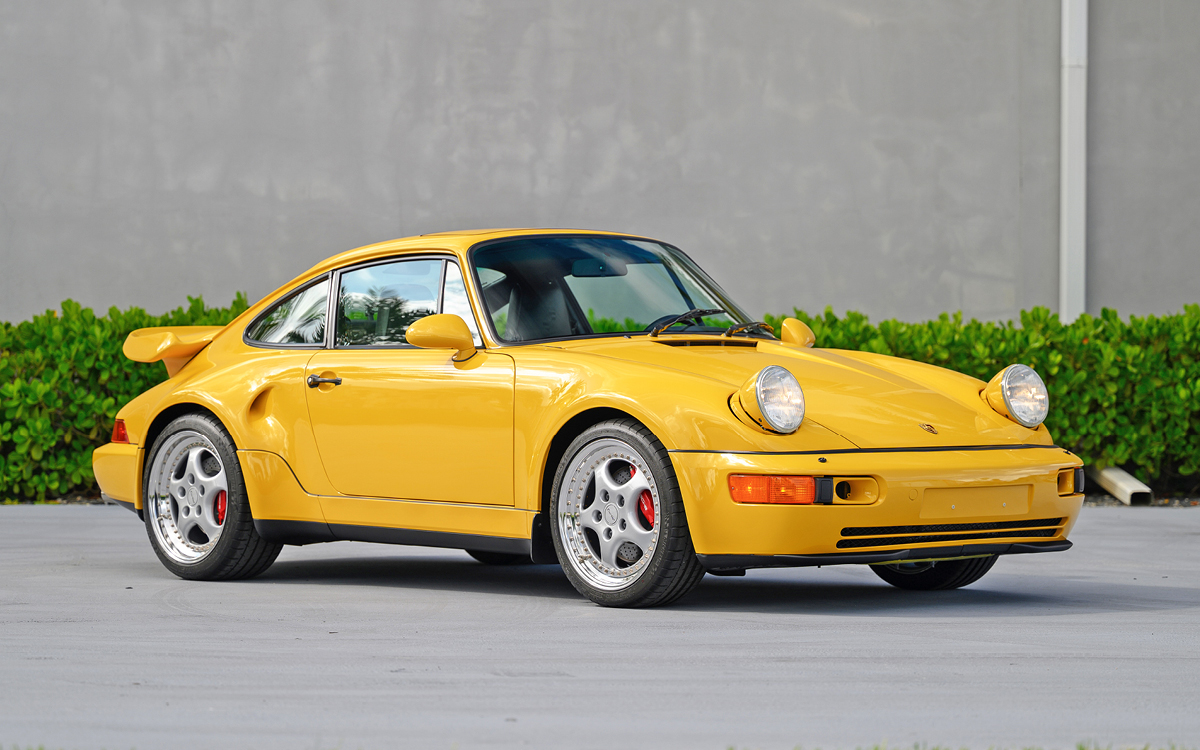 Speed Yellow 1994 Porsche 911 Turbo X85 Flat-nose