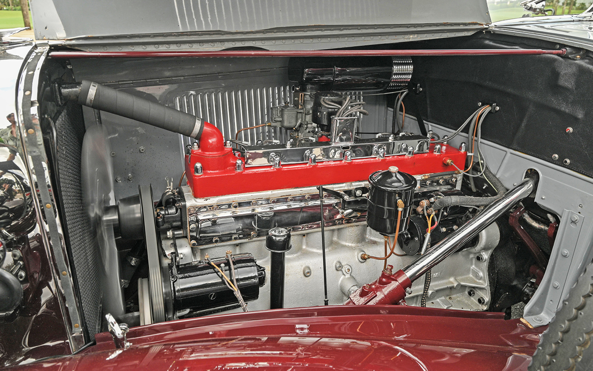 1933 Chrysler Imperial LeBaron Dual Cowl Phaeton engine