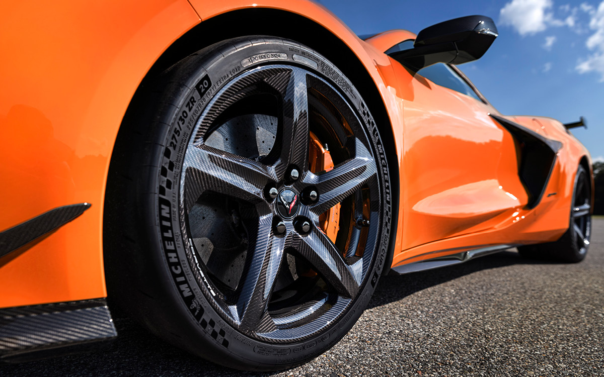 2023 Corvette Z06 carbon fiber wheels