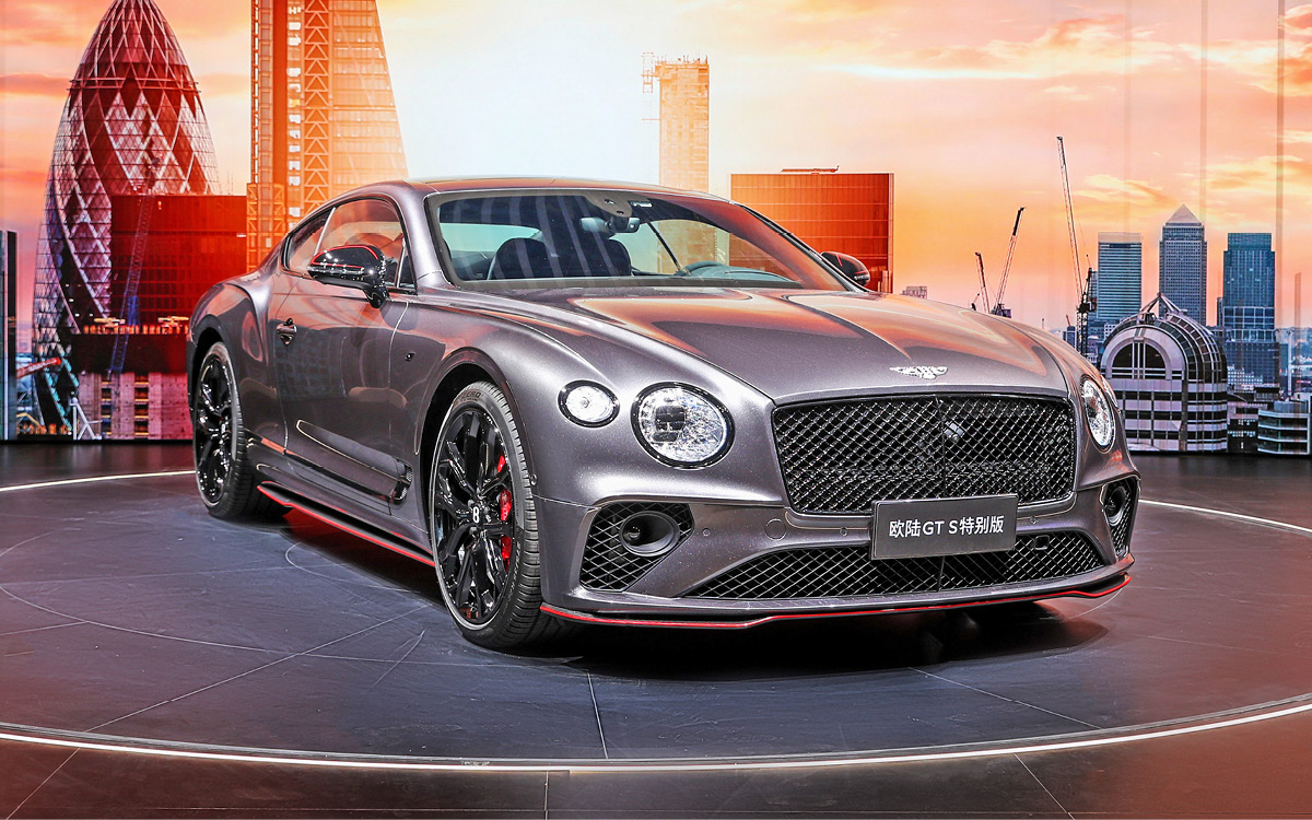 2023 Bentley Continental GT 20th anniversary special model at Shanghai Auto Show display