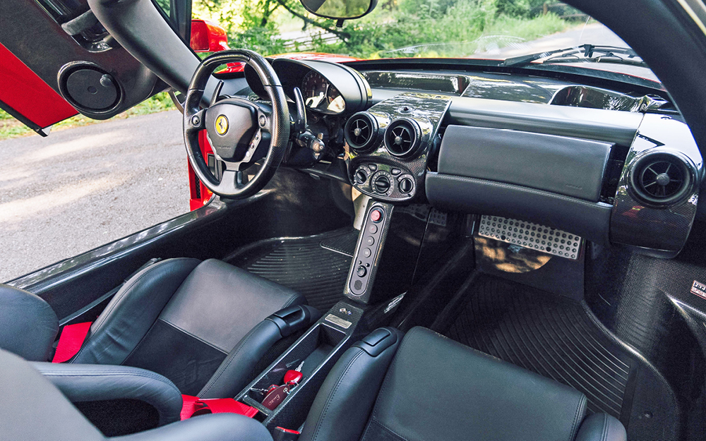 Ferrari Enzo interior view