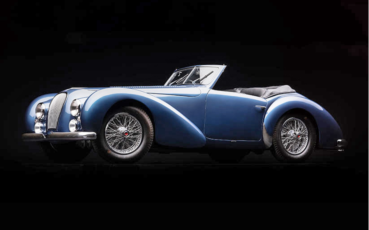 Blue 1949 Talbot-Lago studio photo