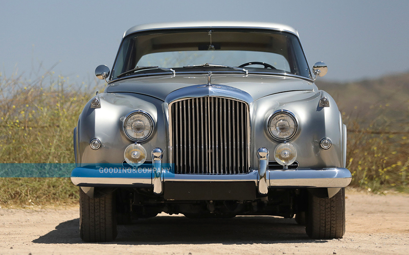 Silver 1961 Bentley S2 Continental front view