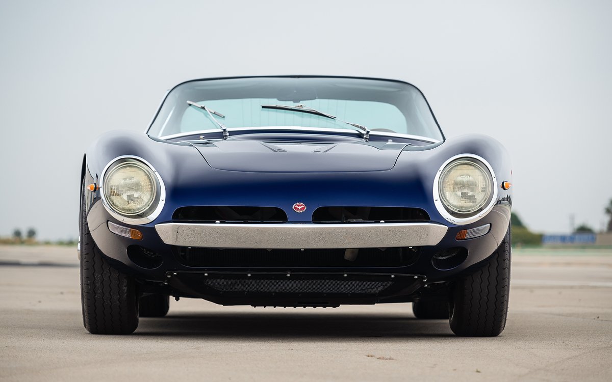 Blue Bizzarrini 5300 GT front view